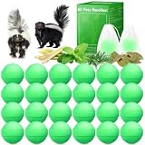 24 Pcs Skunk Repellent Peppermint for Yard Outdoor Skunk Deterrent