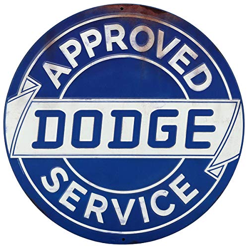 Dodge Approved Service Metal Sign
