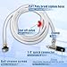 JOEJET Downstream Injector for Pressure Washer, Adjustable Chemical Injector Kit, Variable Power Washer Long Range Nozzle External Injection, 15 FT Siphon Hose, 2-2.5 GPM