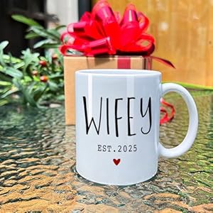 Dnuiyses est 2025 hubby wifey coffee mugs wedding gift for couples wedding gift for newlywed mr mrs mugs unique bridal shower gifts for bride groom promoted to be hubby wifey  urban country home decor
