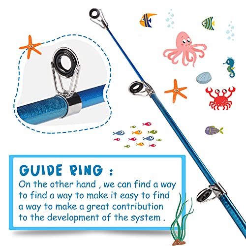 BNTTEAM Mini Spinning Rollen-und Rutenkombinationen Mit Teleskop-Angelrolle Köder Hut Falteimer Einziehbares Netz… – Bild 4