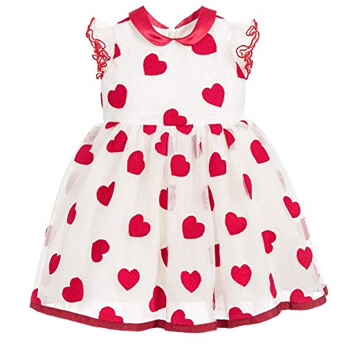 Image of PINK WINGS Baby Girl Knee Length Birthday Dress