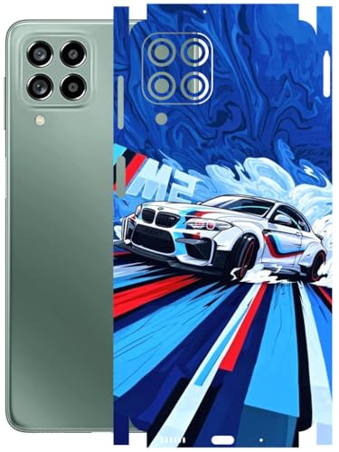 Image of AtOdds - Full Body Back Screen Guard Protector Film - Lamination Wrap Skin Sticker Compatible with Samsung Galaxy M53 (5G) | Scratchproof Matte Finish (BWM)