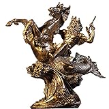 Neptune Poseidon - était le grand Dieu olympien de la mer, des tremblements de terre et des chevaux. Bien qu'il soit officiellement l'un des dieux suprêmes du mont Olympus, il a passé la majeure partie de son temps dans son domaine aqueux.