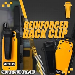 Retevis RB48 Walkie Talkies Long Range for Adults, Professional Heavy Duty Two Way Radio, Advanced Triple Proof,2000 mAh, USB-C,MIL-STD-810H, for Job Site Construction Warehouse(6 Packs)