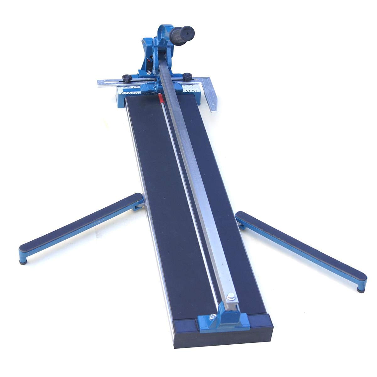 KATSU 800mm Manuelle Fliesenschneider Professioneller mit Einzelschiene und Laserführung, Aluminiumbasis, zum Präzisionsschneiden von Porzellanfliesen Keramik 347753