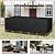 Falflor Patio Furniture Covers 600D Oxford Outdoor Furniture Covers Waterproof Rattan Sofa Set Cover Windproof Anti-UV Garden Table and Chair Covers Rectangular 74''x47''x28''