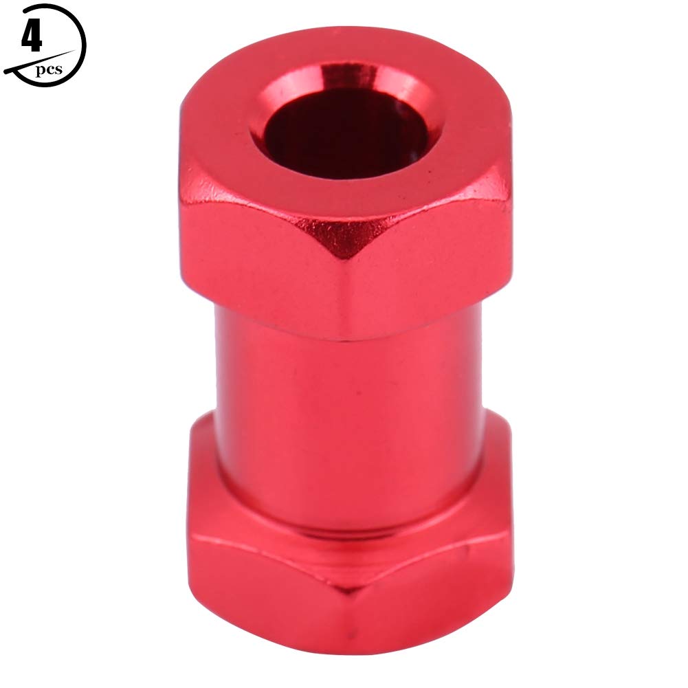 Ciciglow 4x RC Hex Radnaben Adapter 12 Mm – Für 1/10 RC Autos, Aluminium, Mit Schraubenschlüssel