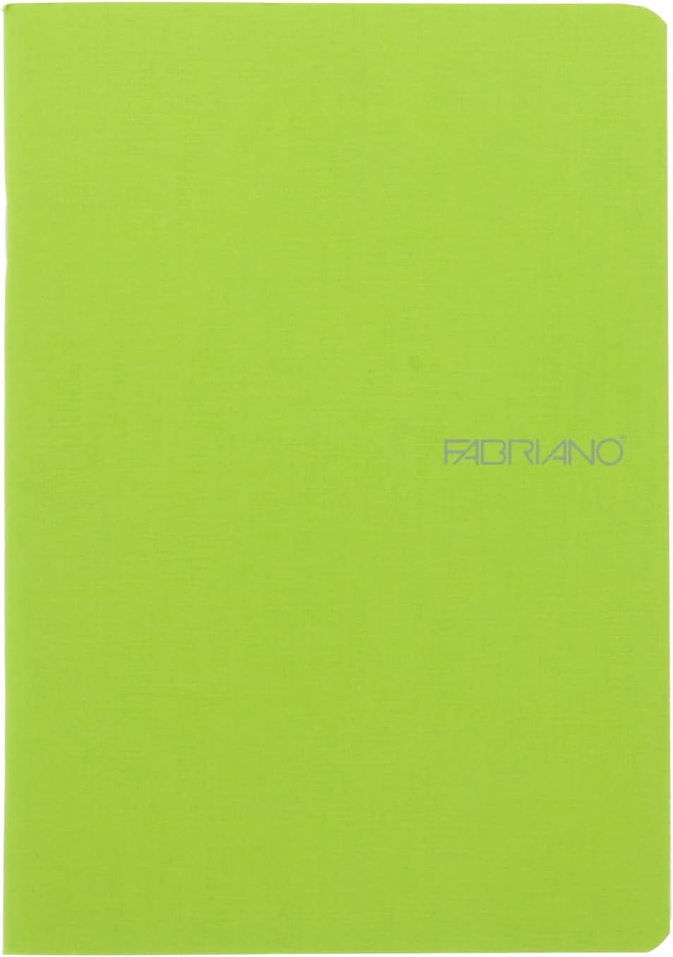 Fabriano EcoQua Notebook, Small, Staple-Bound, Blank, 38 Sheets, Lime