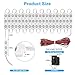 TSV 120LED 12V Van Interior Lights Kit, Super Bright LED Modules Lights, Ceiling Work Light for Car RV Truck Camper Trailer, 40 Modules White
