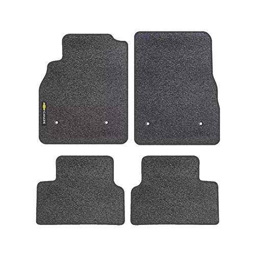 Jogo de Tapetes Titanium Preto PLUS-0314 comp. Chevrolet Cruze 2011 2012 2013 2014 2015 2016