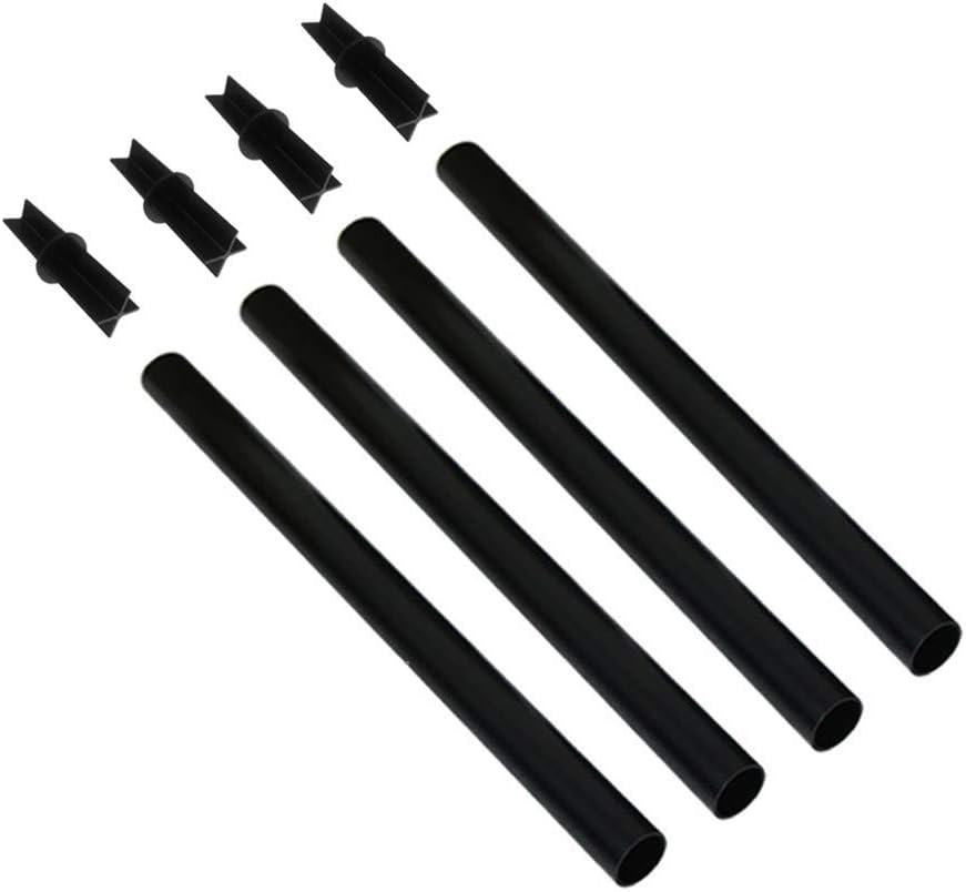 Walensee Extension and Joint Kits 4-Pack Solar Flame Torches, 12" Extension Makes Torches Taller