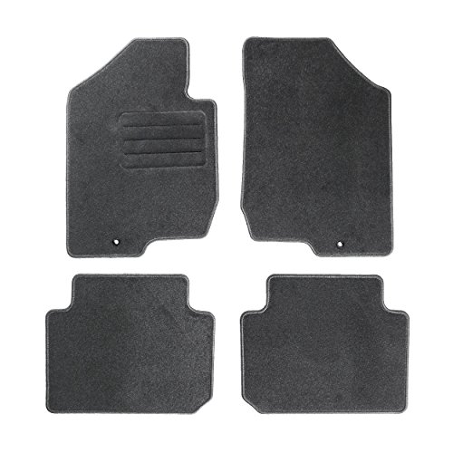 TEXER Alfombrillas gruesas para coche, color: antracita/grafito/gris oscuro KI/CARY06/B/C2298A