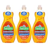 Palmolive Ultra Orange Antibacterial, Dish Soap, 591 ml / 20 Fl.Oz - 3 Packs