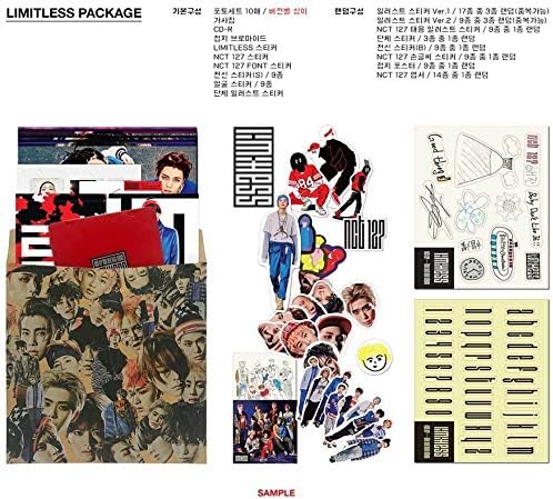 Miniatura 3 de Reedición NCT 127 - NCT #127 LIMITLESS (2 Mini álbum) Álbum+Juego de tarjetas de fotos extra