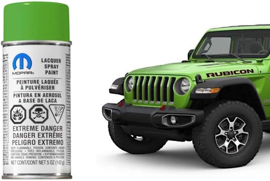 Mopar PGE Mojito Green 2018 2019 JL Wrangler Touch up Paint