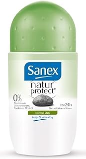 Sanex Natur Protect, Efficacit Naturelle, Natural Odour Control, Pierre D'Alun, Peaux Normales - Le Roll-On De 50Ml