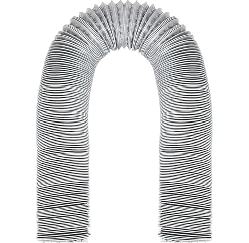 Image of Astberg Double-Layered PVC Flexible Insulated Duct with Aluminum Cowl and Mesh - Inline Ventilation System Accessory (250mm /10 inch)