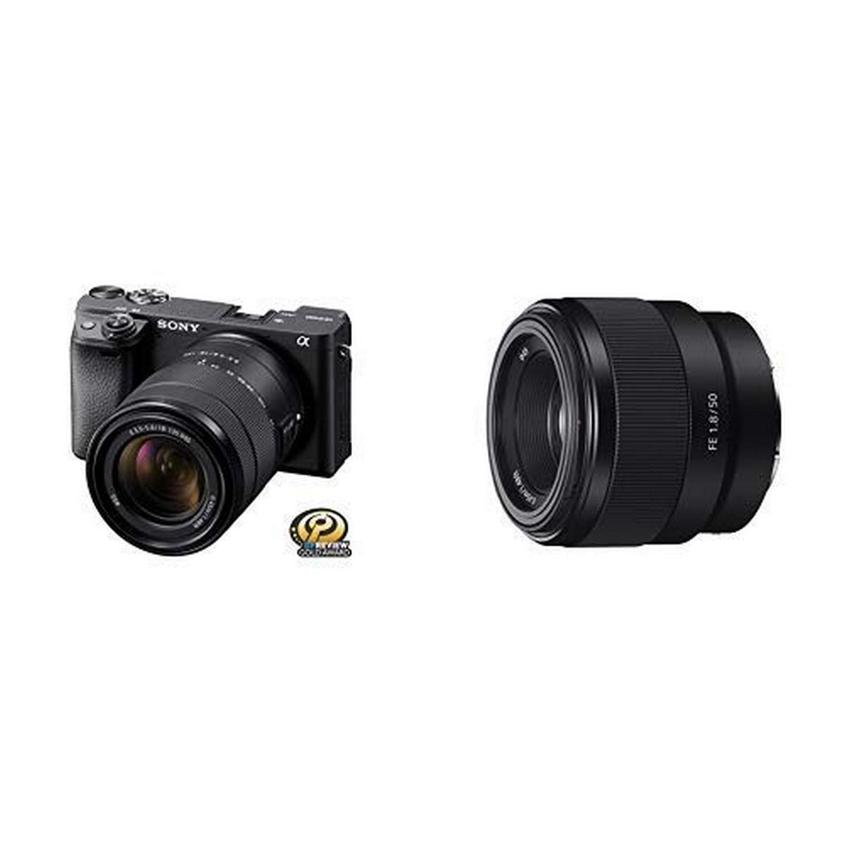 Sony Alpha A6400 Mirrorless Camera with 18-135mm Lens with Fe 50mm