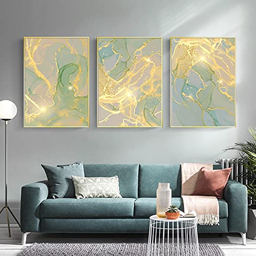 Toile marbre rose bleu encre peinture abstraite moderne affiche decorative murale maison 50x70