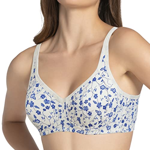 Image of Amante Women's Side Support Shaper Non-Padded Non-Wired Full Coverage Cotton Bra | Seamless Cups | Moisture-Wicking Fabric | High Support Everyday Bra