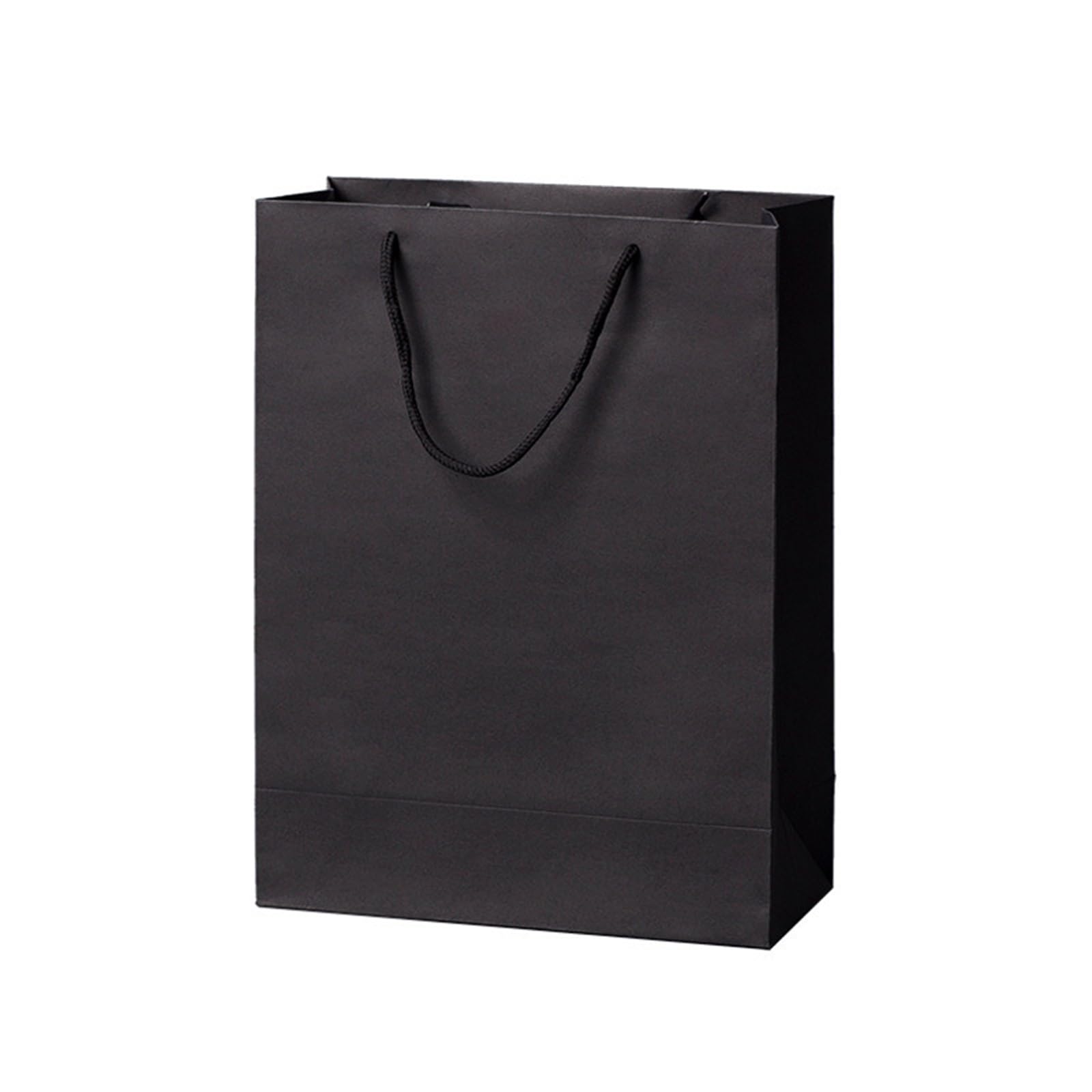 Papiertüten Mit Henkeln 10 Stück Party-Papiertüten aus verdicktem Kraftpapier(Black,32x11x44cm)