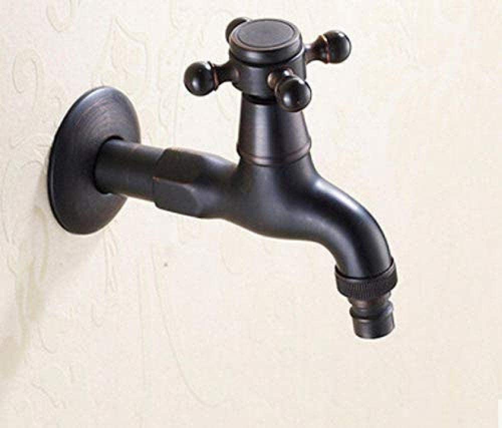 Yiffshunl Faucet finished brass garden bibcock washing machine outdoors for the garden