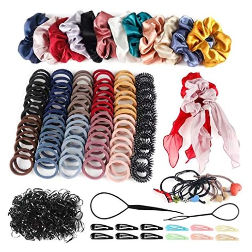 Hair Accessories for Girls, Scrunchies for Girls, Hair Elastics and Ties, Woman Elastic Hair Bands Hair Ties Ropes Hair Clips for Girls and Woman 748PCS