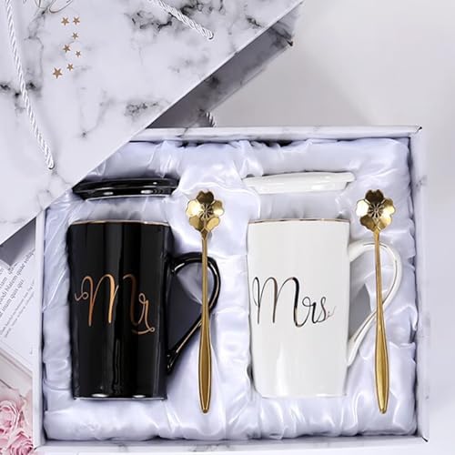 Arawat Mr e Mrs Mugs Regali Di Anniversario Di Matrimonio Per Uomini Donne Set Di Tazze Regalo Di Anniversario Di Matrimonio In Argento Regali Di Matrimonio Per La Sposa e Lo Sposo Amico Regalo Arawat Mr e Mrs Mugs Regali Di Anniversario Di Matrimonio Per Uomini Donne Set Di Tazze Regalo Di Anniversario Di Matrimonio In Argento Regali Di Matrimonio Per La Sposa e Lo Sposo Amico Regalo