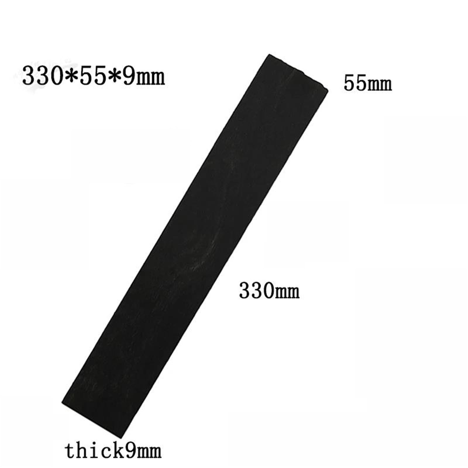 Zestaw Narzędzi Budowy Gitar Materiał Podstrunnicy Z Hebanu Hebanowego 330 Mm Do Półwykończonych Podstrunnic Gitarowych(Ebony A 330mm)