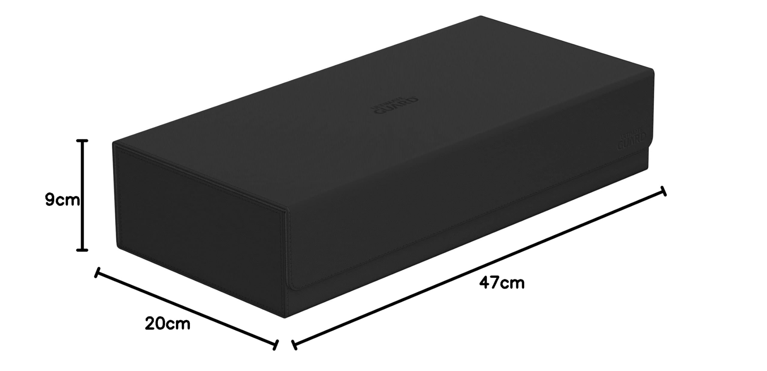 ULTIMATE GUARD CAJA DE ALMACENAMIENTO CARTAS SUPERHIVE 550+ XENOSKIN MONOCOLOR NEGRO