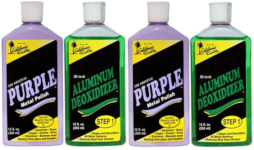Purple Metal Polish y Desoxidante de Aluminio Kit 2 Sets miniatura 1