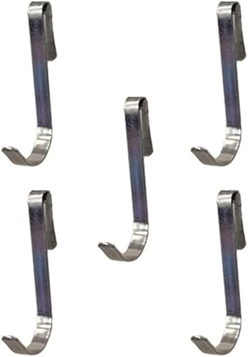 Shelving Inc Gancho en J para estantería de alambre paquete de 5