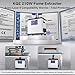 KQZ [Specialized] 210W Laser Fume Extractor 330m³/h Strong Suction for S1/F1/ M1/LU3 Most Laser Engraver, Solder Fume Extractor with Exhaust, Odor Smoke Purifier for Lasering Soldering 3D Printing