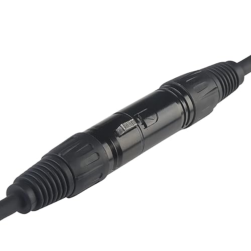 Miniatura 4 de Dmx Terminator 3 Pin XLR Cables macho hembra XLR Cable de conexión XLR Cable XLR 10 pies 9.8 ft Conectores de extensión de cable de micrófono, cable