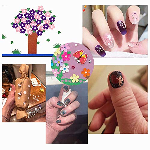image for QIQQIKIN 12pcs Craft Hole Punch Shapes Set,Small Paper Puncher for Kid