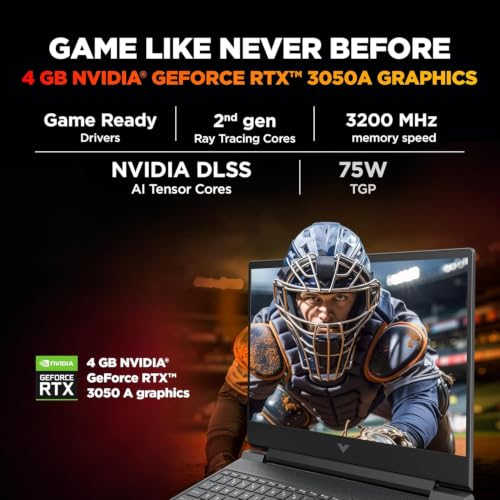 Image of HP Victus Gaming Laptop, Intel Core 5 210H, 4GB RTX 3050 A (24GB DDR5, 512GB SSD) FHD, 144Hz, 300 nits, IPS, 15.6'' /39.6 cm, Win11, M365* Office24, Mica Silver, 2.29kg, fa2500TX, Backlit,