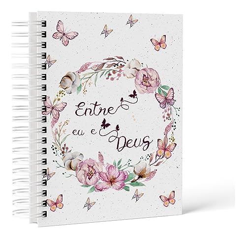 Meart - Livro Devocional Entre Eu E Deus Borboletas - Rosa - Feminino