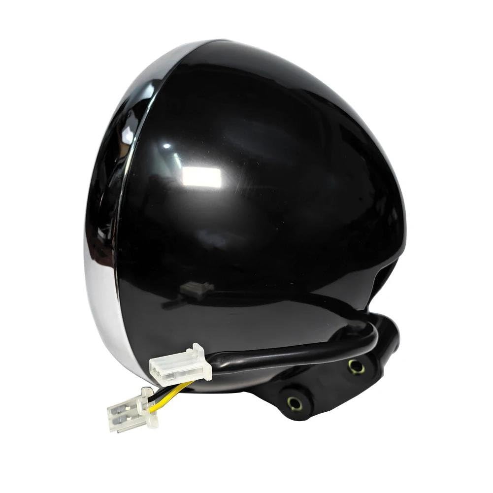 para Keeway para Superlight 125 150 200 QJ200-2G Faro Delantero Redondo Cromado para Motocicleta Conjunto De Faro Faros Delanteros para Moto