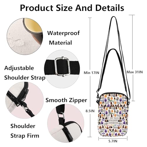 G2TUP Mystery Witch Crossbody Bag Witches Purple Gifts Sigil Symbol Gift Welcome The Coven Down The Witches Road Shoulder Bag2