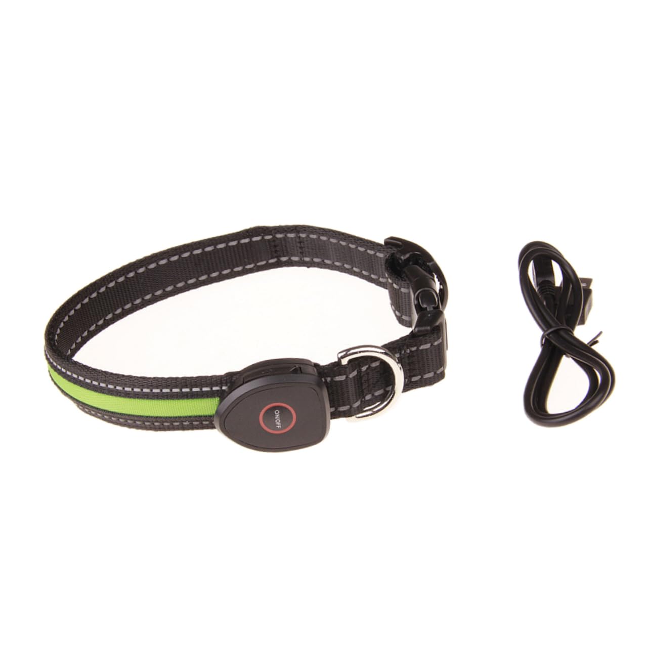 SUPVOX 3 Piezas Collar Led para Mascotas Resplandeciente Collar De Mascota Collares Brillantes Circular Iluminar Collares para Perros Luz De USB Cuerda Cuello Redondo
