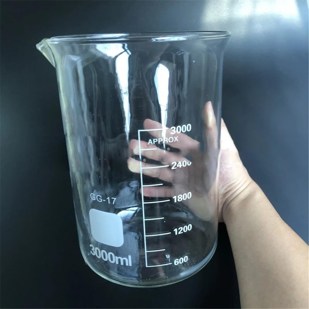 Attrezzature e forniture di laboratorio 4 pezzi/lotto Laboratorio 10ml-500ml Becher in vetro Tazza di misurazione Attrezzatura da laboratorio