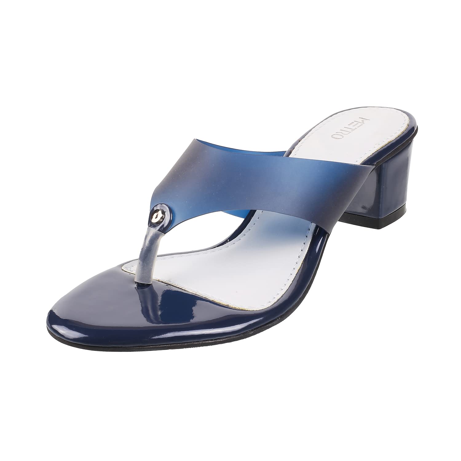Metro Women Blue Block Heel Sandal UK/5 EU/38 (40-71) (B0BWMTB52X) Amazon Price History, Amazon Price Tracker