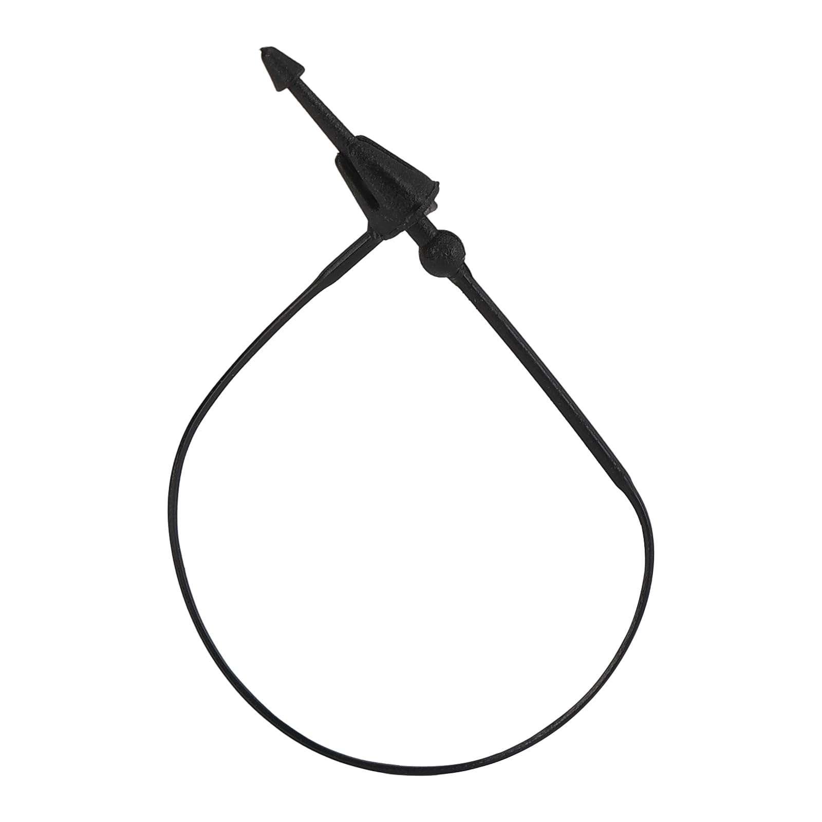 3 Inch 500 Pcs Plastic Fasteners Hang Tags Black Snap Lock Pins Security Loop Price Tag Pins Safety Ring Ties for Retail Store Clothing Accessory (3“ 500pcs, Black)