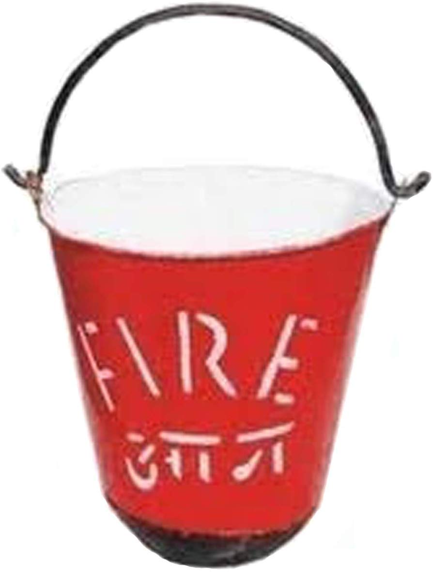 Red bottle Fire Bucket