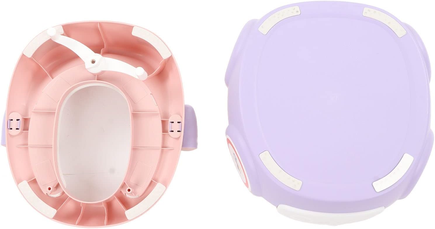 aqxreight Multifunctional Toilets Cute Car S Portable PU Cushion Potty for Home Red Blue Ty for Home Red Blue Car Potty Multifunctional ToiletsToddler PottyPortable Training (Purple Pink)