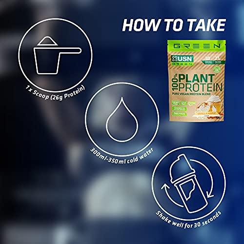 USN 100% Zuivere Plant Eiwit Poeder Vanille, Gemakkelijk Verteren Veganistisch Eiwit, Suiker & Soja Vrij - Image 7
