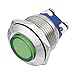 Aexit J19-160A DC12V Lighting fixtures and controls 19mm Thread Dia Metal Shell Green LED Signal Indicator Light