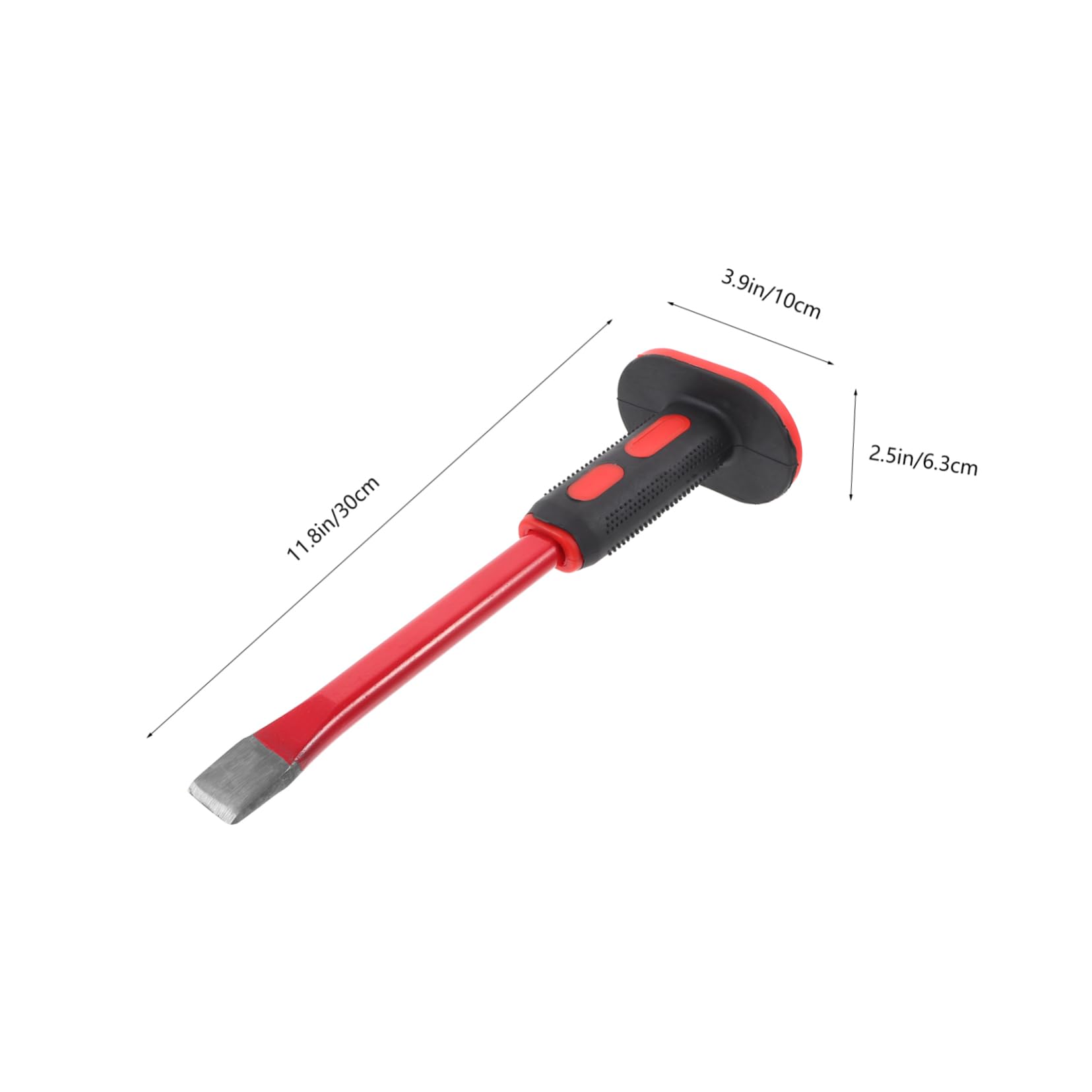 Vaguelly 300mm Concrete Chisel Heavy Duty Demolition Tool Handguard for Masonry Carving