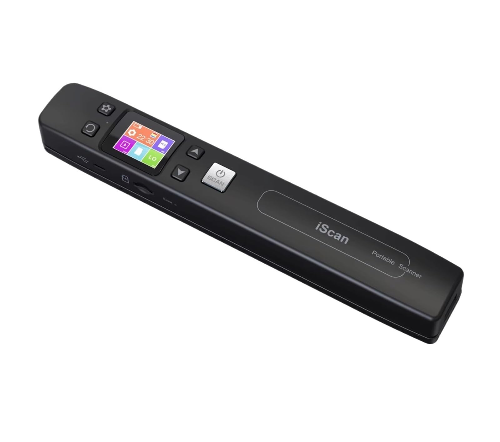 Scanner portatile, Scanner piatto portatile HD 1050 DPI wireless WIFI for la scansione dei compiti di documenti(Noir)